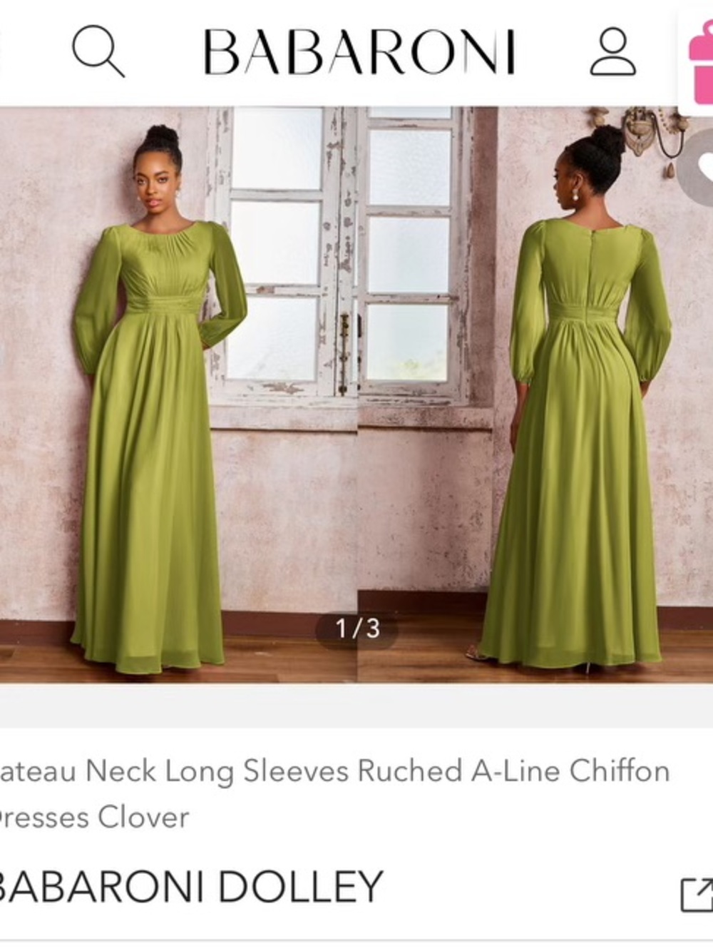 Dolley Maxi Dress in Clover Green